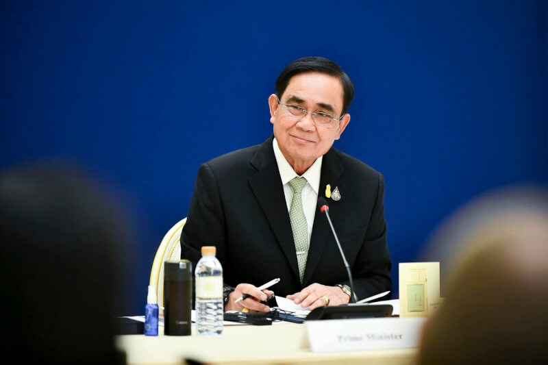 泰國5月將舉行國會大選，總理帕拉育25日獲提名競選連任。（圖取自facebook.com/prayutofficial）