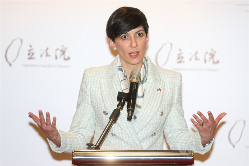 捷克眾議院議長艾達莫娃（Markéta Pekarová Adamová）25日率團訪問台灣。（中央社檔案照片）