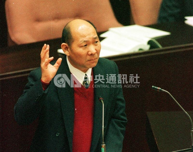 前國民黨立委施台生29日病逝，享壽77歲。（中央社檔案照片）