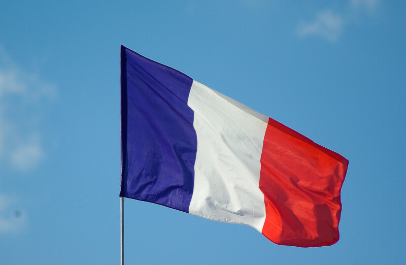 法國在台協會12日聲明，法國在台灣議題上維持一致立場，強調台海和平與穩定的重要性。圖為法國國旗。（圖取自Pixabay圖庫）