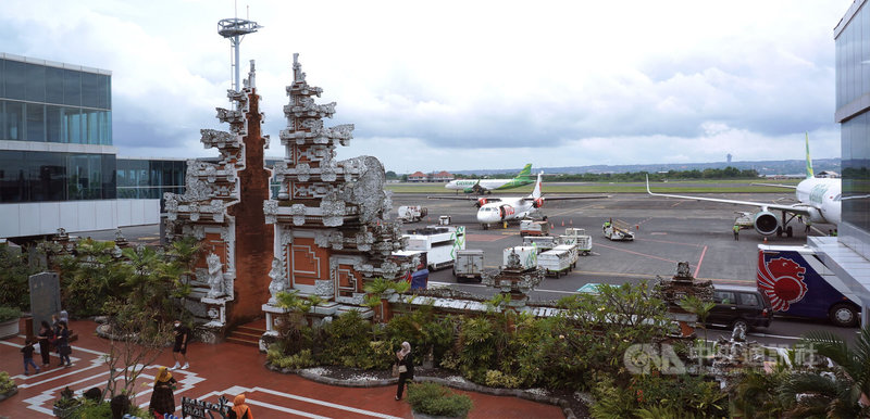 峇里島國際機場。中央社記者李宗憲峇里島攝  112年4月13日