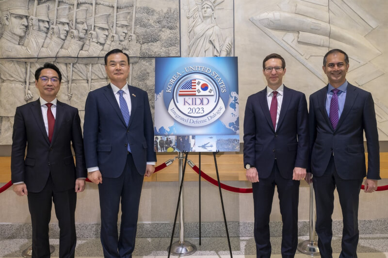 第22次韓美聯合國防協商機制會議近日在華府舉行2天會談。（圖取自twitter.com/ASD_IndoPacific）