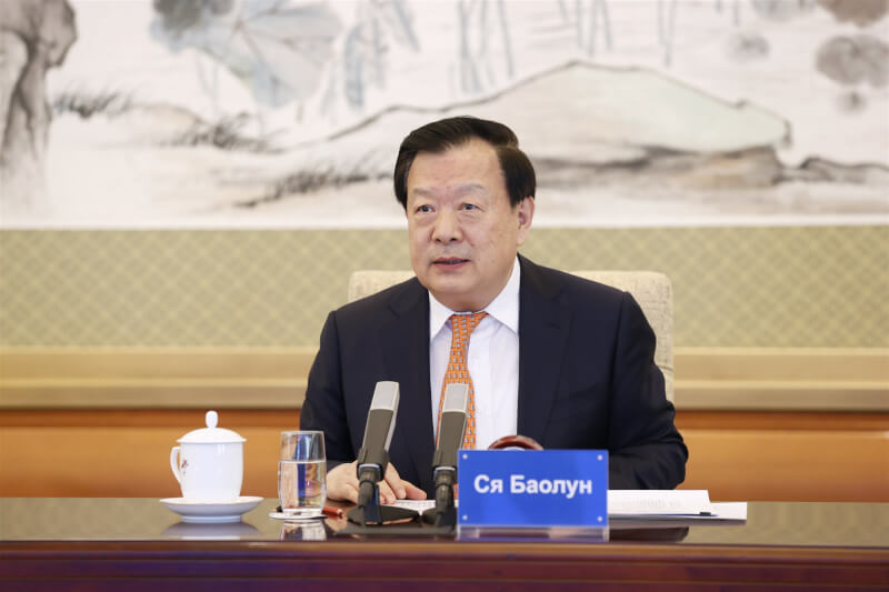 中國國務院港澳辦主任夏寶龍（圖）16日在香港立法會與議員交流，是首次有北京官員與香港立法會議員在會議廳會面。（中新社）