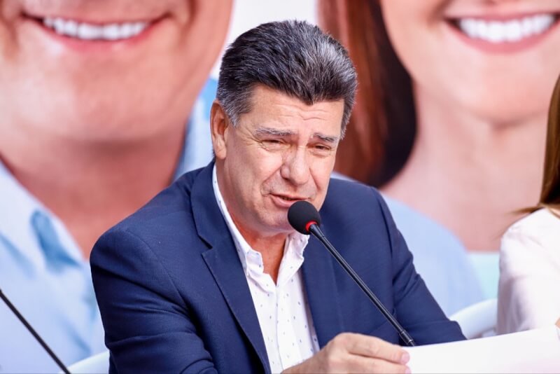 巴拉圭總統候選人艾里格里。（圖取自facebook.com/EfrainAlegre）