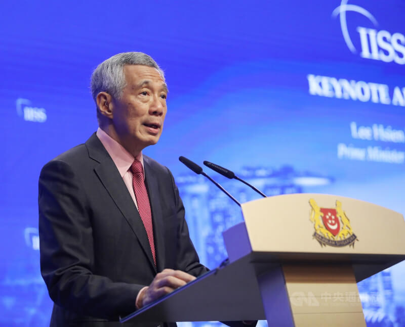 新加坡總理李顯龍表示，美中之間最危險的潛在衝突熱點是台灣議題。（中央社檔案照片）