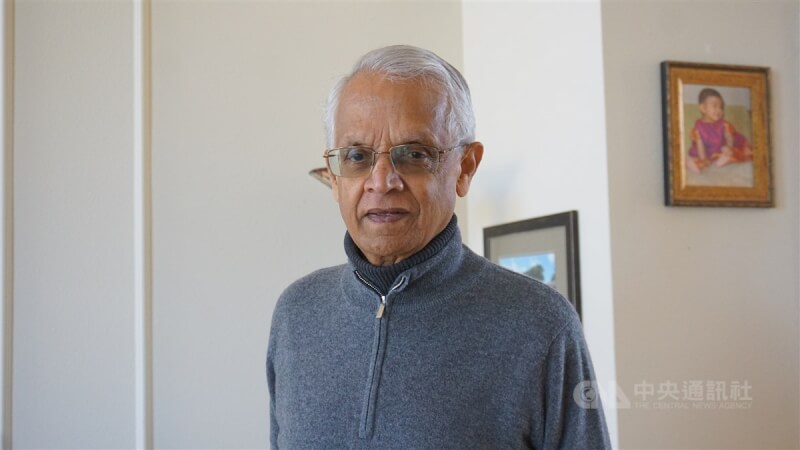 氣候變遷專家、加州大學聖地牙哥分校（UCSD）教授拉馬納森（Veerabhadran Ramanathan）提出「氣候韌性」概念，作為因應氣候變遷問題的最新對策。中央社記者林宏翰聖地牙哥攝 112年4月21日