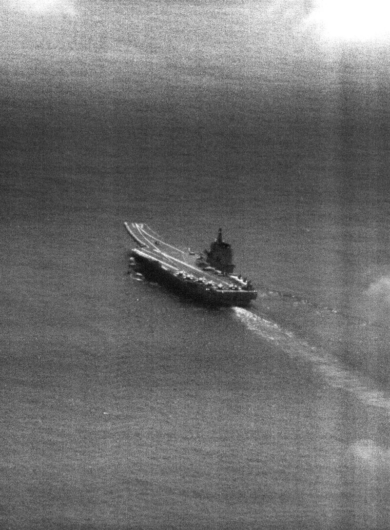 國防部24日表示，掌握解放軍航空母艦山東艦編隊在西太平洋航訓，距離鵝鑾鼻東南方約120浬。（圖取自國防部網頁mnd.gov.tw）