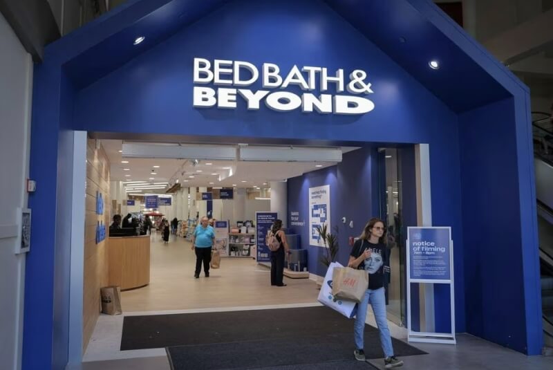 家居用品大型連鎖店Bed Bath & Beyond 23日聲請破產。（路透社）