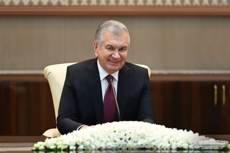 烏茲別克9日舉行總統大選，現任總統米爾濟約耶夫篤定贏得第3個任期。（圖取自facebook.com/Mirziyoyev）