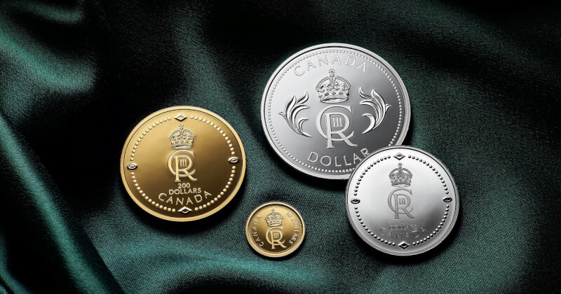 加拿大6日發行新硬幣，慶祝英王查爾斯三世加冕。（圖取自facebook.com/CanadianMint）