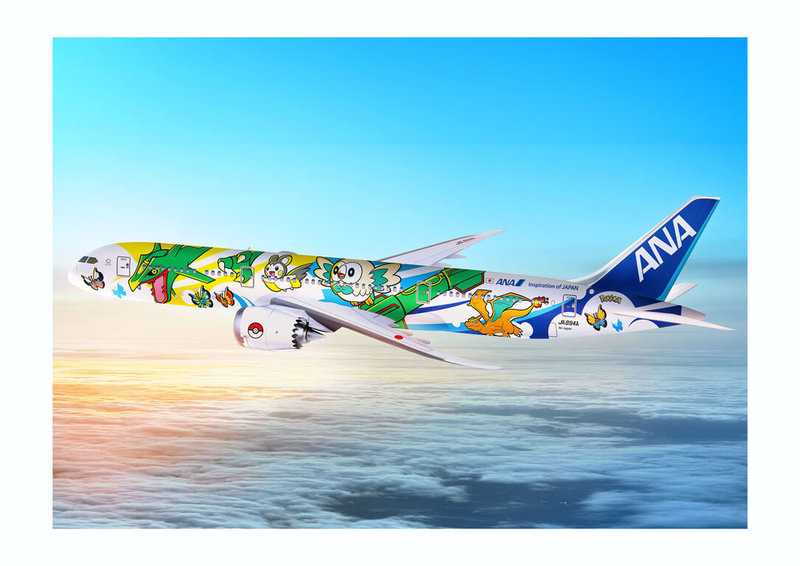 全日空（ANA）12日表示，ANA控股公司攜手The Pokémon Company參加「飛翔皮卡丘計畫」，6月4日將推出特別塗裝的「皮卡丘彩繪機NH」，並推出一系列特別產品和服務，包括獨家商品和機上娛樂等。（ANA提供）中央社記者余曉涵傳真  112年5月12日