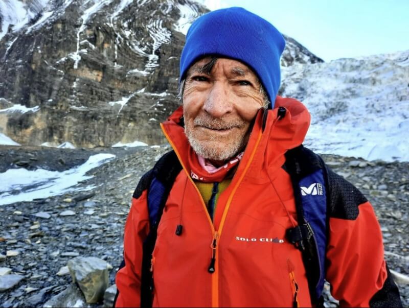 圖為84歲西班牙登山家方坦。（圖取自instagram.com/yosuboconcarlossoria/）