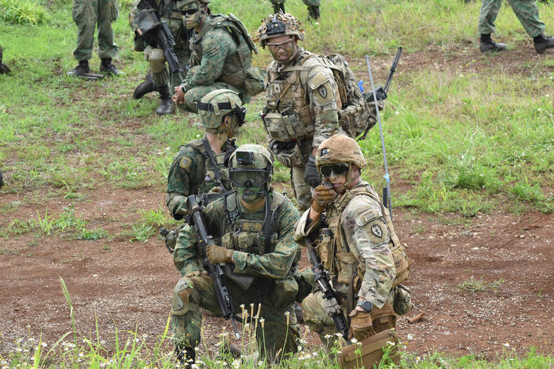 新加坡國防部20日表示，星、美兩國陸軍8日至19日在美國夏威夷舉行「虎油演習」（Exercise Tiger Balm）。（新加坡國防部提供）中央社記者侯姿瑩新加坡傳真  112年5月20日