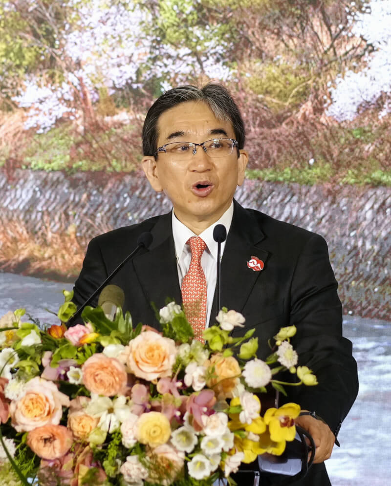 日本駐中國大使垂秀夫。（共同社）