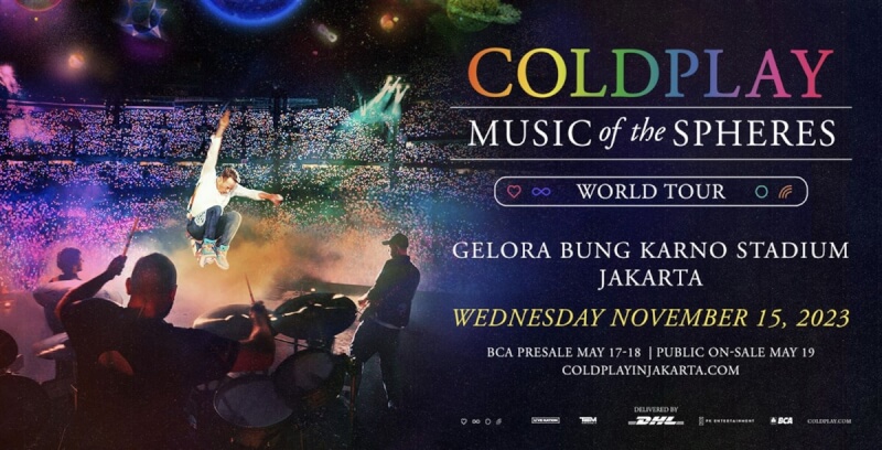 英倫天團Coldplay將於11月15日在雅加達開唱。 （圖取自Coldplay印尼演唱會網頁coldplayinjakarta.com） 中央社記者李宗憲傳真 112年5月23日