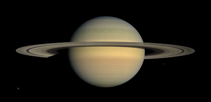 研究指出，未來可能無法再透過望遠鏡看到土星最具代表性的招牌土星環。（圖取自維基百科共享資源，版權屬公有領域）