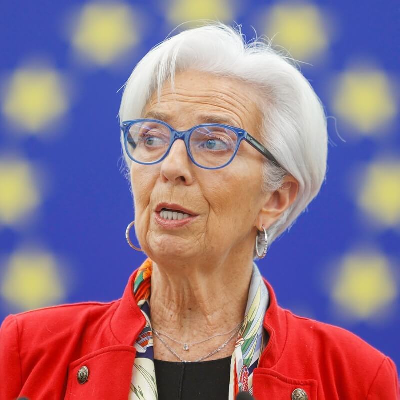 歐洲央行總裁拉加德1日表示，歐洲央行將繼續升息，但步伐將會放緩。（圖取自facebook.com/christinelagarde）