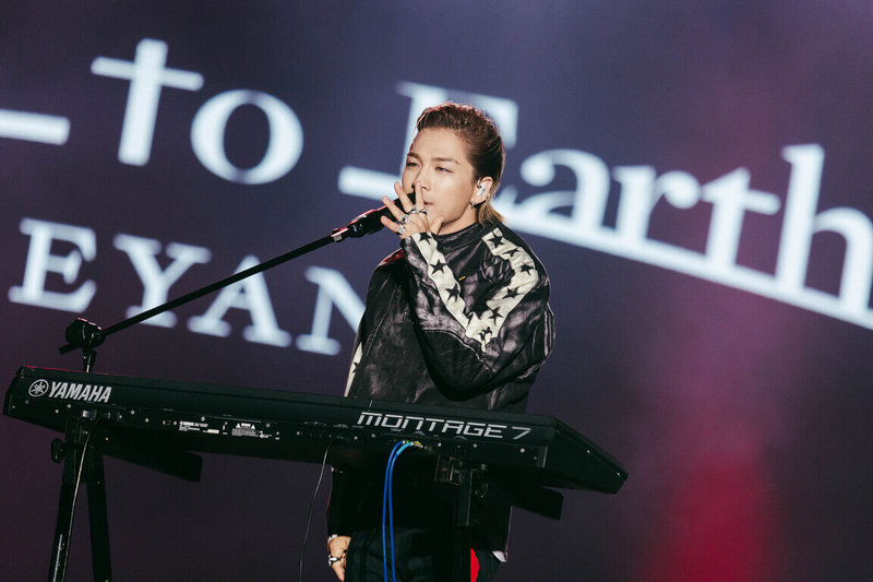 韓國歌手太陽（TAEYANG）擔任So Wonderful Festival壓軸演出嘉賓，嗨唱多首歌曲，也再次和台灣粉絲約定「我會很快回來」。（讀者提供）中央社記者葉冠吟傳真  112年6月4日