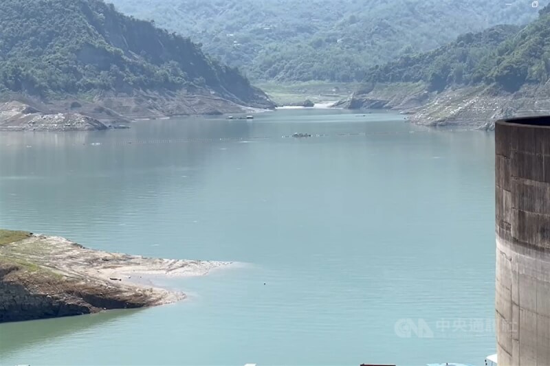 梅雨這波降雨估延續至18日，曾文水庫蓄水率提升。（中央社檔案照片）