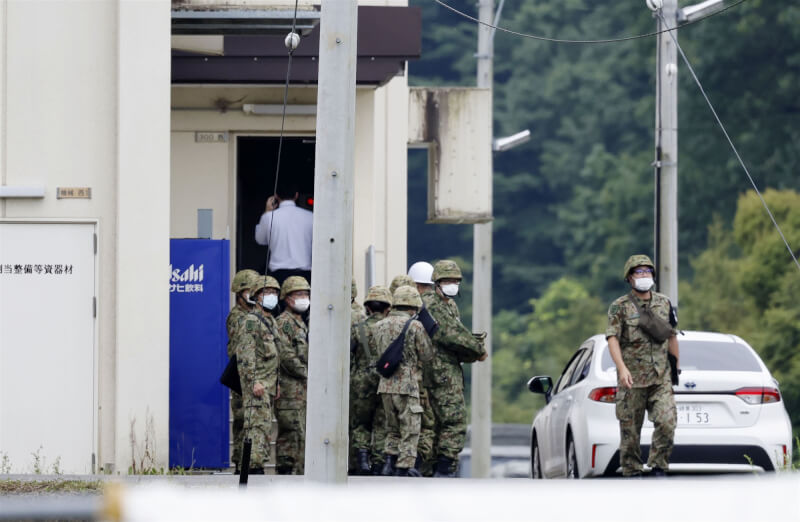 日本陸上自衛隊位於岐阜市的日野基本射擊場14日發生槍擊事件。（共同社）