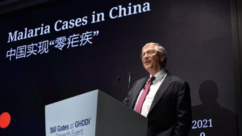微軟創辦人比爾蓋茲14日抵達中國訪問。（圖取自蓋茲基金會微博weibo.com/ttarticle）