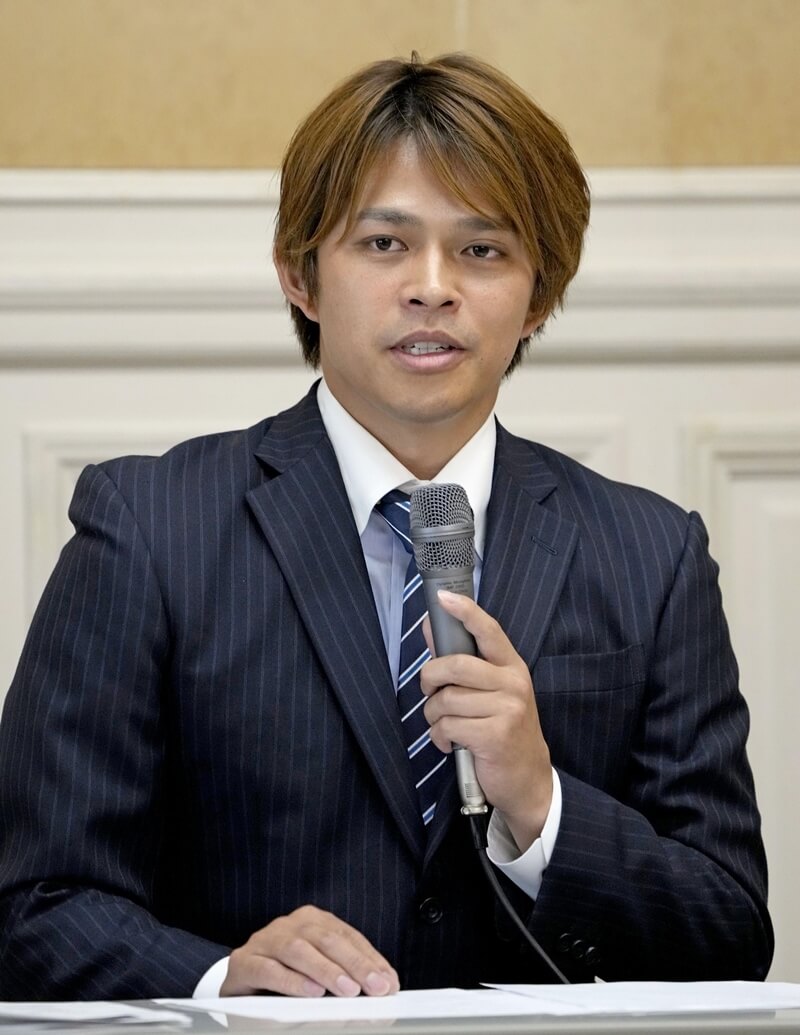 日本藝人中村一也（圖）20日出面指控，曾遭受日本傑尼斯事務所創辦人強尼喜多川性侵害。（共同社）