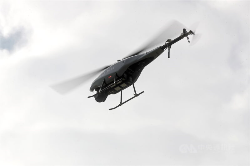 圖為中科院自行研製的戰術型近程無人飛行載具（UAV）。（中央社檔案照片）
