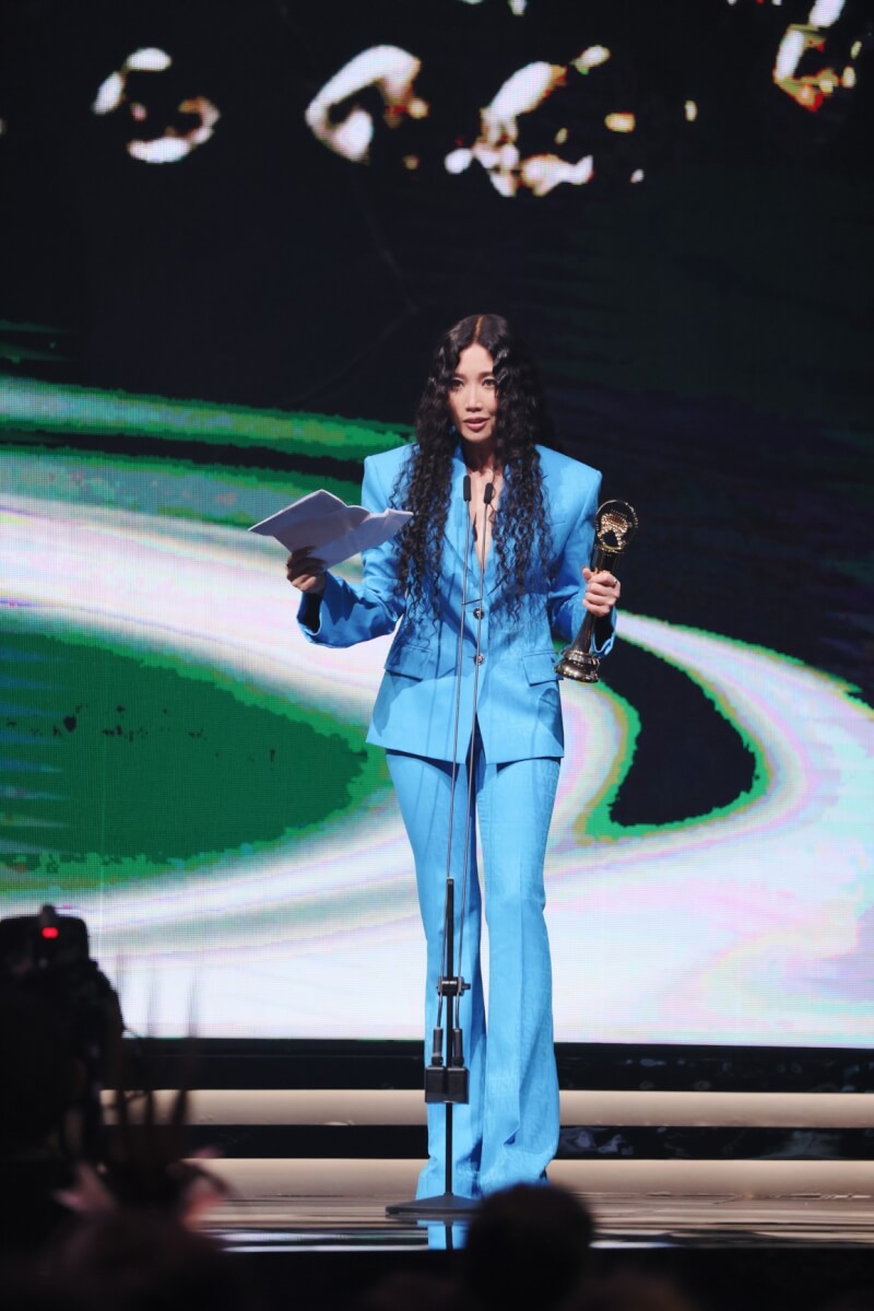歌手A-Lin過去4度入圍金曲最佳華語女歌手都「槓龜」，第5度叩關終於奪下歌后寶座。（圖取自facebook.com/GMAGMF）