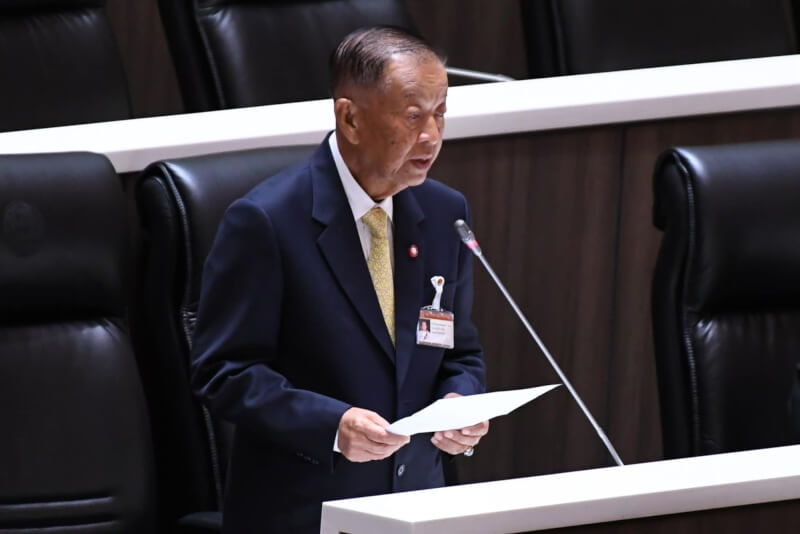 泰國國會議員3日投票同意民族黨黨魁汪穆罕默德出任眾議院議長。（圖取自facebook.com/WanMuHaMadNorMaTha）