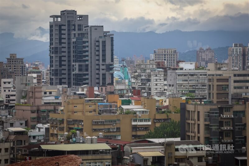 圖為台北市區一景。（中央社檔案照片）