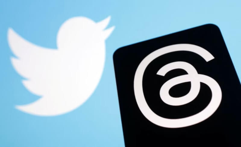科技公司Meta推出新社群平台Threads挑戰對手推特，但推特公司律師發函指控Meta雇用推特離職員工，獲取商業機密。（路透社）