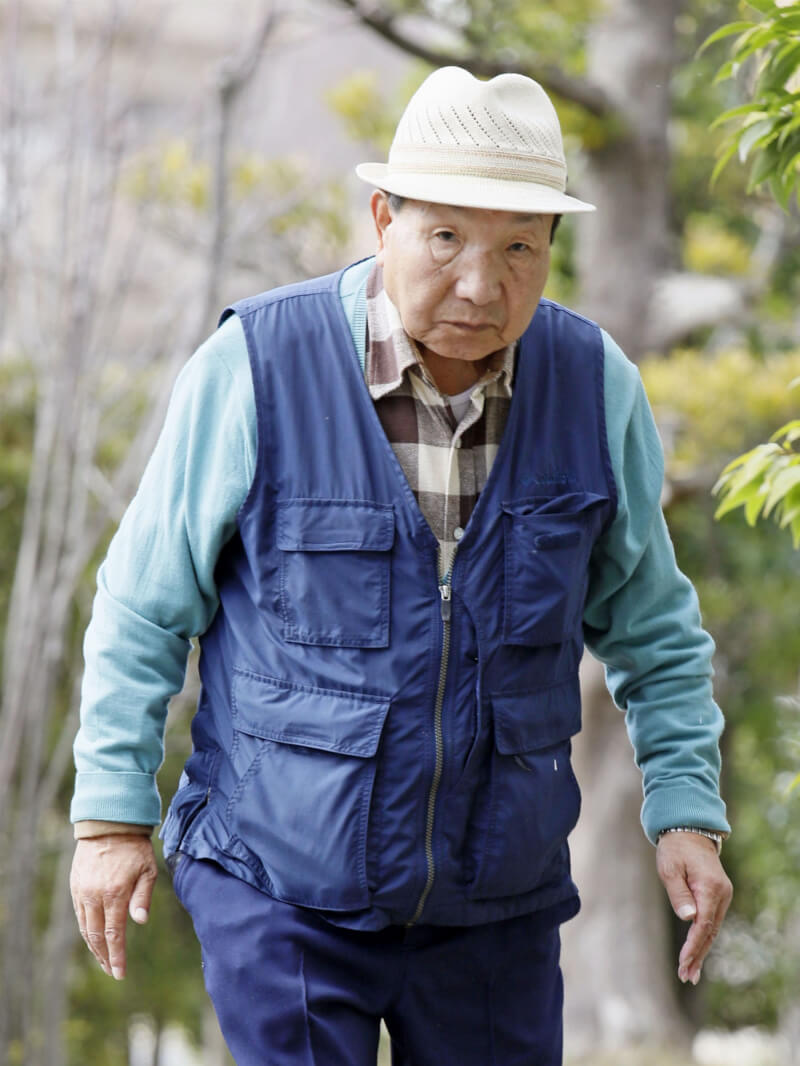 現年87歲的前職業拳擊手袴田巖（圖）57年前因涉嫌殺害靜岡縣一家4口被判處死刑，服刑48年後獲釋。（共同社）