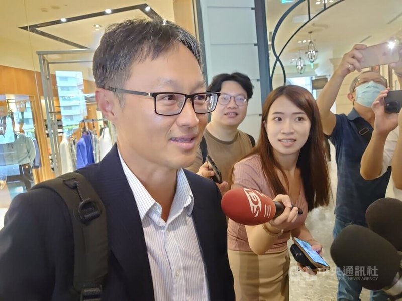超微（AMD）19日在台北文華東方酒店舉行「超微創新日」（Innovation Day）活動，群聯執行長潘健成親自出席。中央社記者張建中攝 112年7月19日