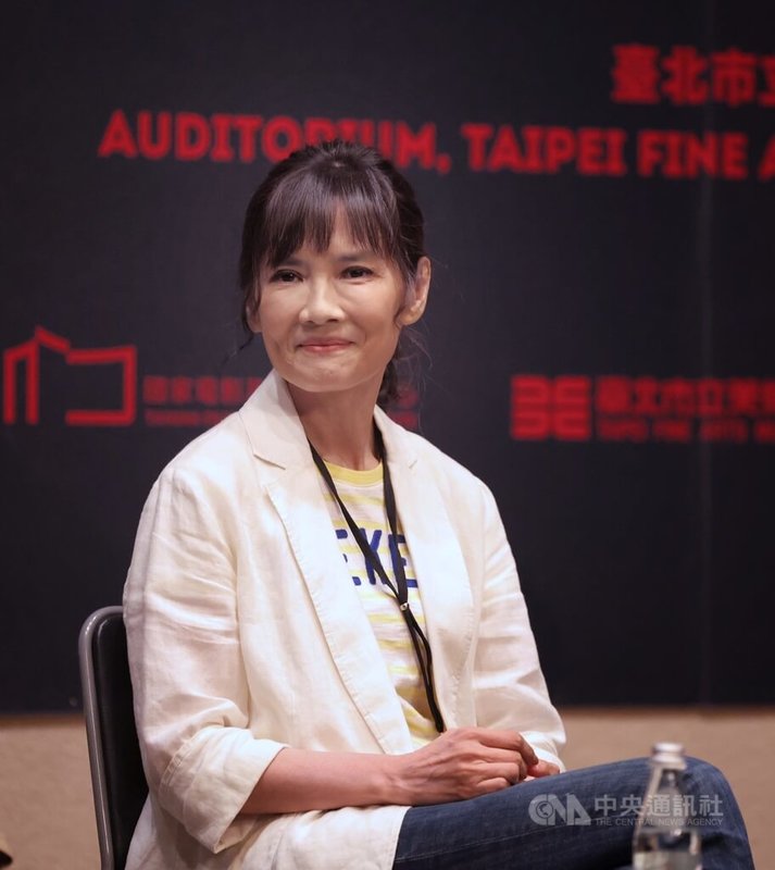 「楊德昌的電影革命」座談23日在台北市立美術館舉行，演員陳湘琪（圖）受邀出席對談。中央社記者王飛華攝  112年7月23日