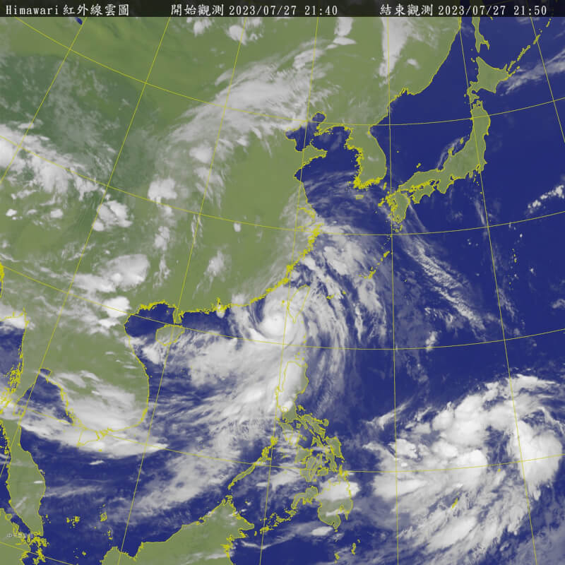 （圖取自中央氣象局網頁cwb.gov.tw）