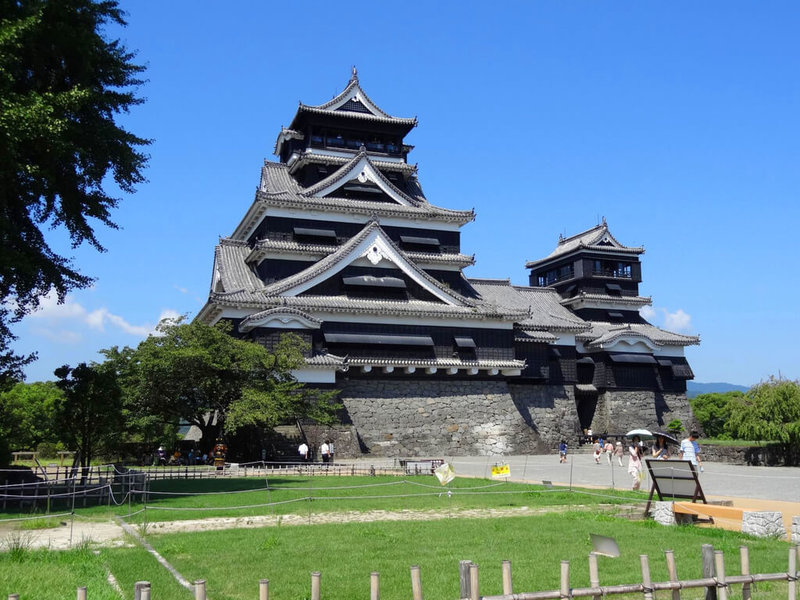 航空市場持續暢旺，中華航空持續拓展東北亞市場，9月18日將首航台北–熊本，暫定每週一、五飛航。圖為日本知名景點熊本城。（華航提供）中央社記者汪淑芬傳真  112年8月2日