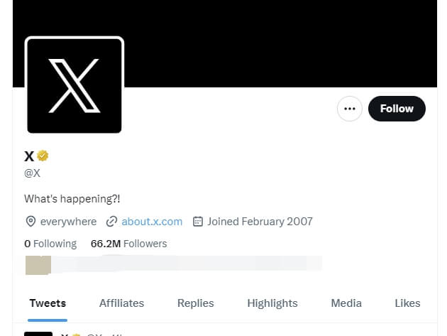 法新社2日表示，已就控X平台拒絕討論媒體分潤提出告訴。（圖取自twitter.com/X）