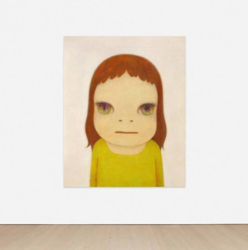 日本藝術家奈良美智2006年創作作品「不行就是不行」，9月16、17日於台北寶麗廣場快閃展出。（富藝斯香港提供）中央社記者王寶兒傳真  112年8月10日