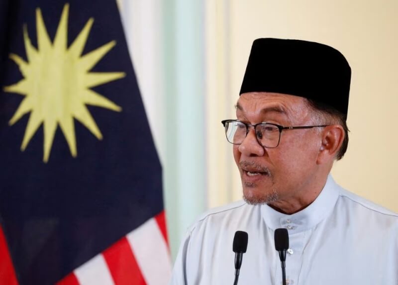馬來西亞6州選舉結束，首相安華領導的執政聯盟保住3州控制權。（路透社）