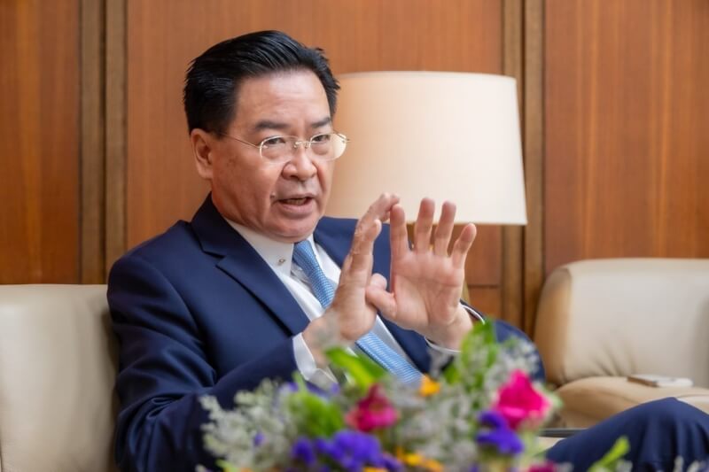 外交部長吳釗燮受訪表示，強化「集體威懾」力量是因應中國威脅的有效方法。（圖取自外交部網頁mofa.gov.tw）