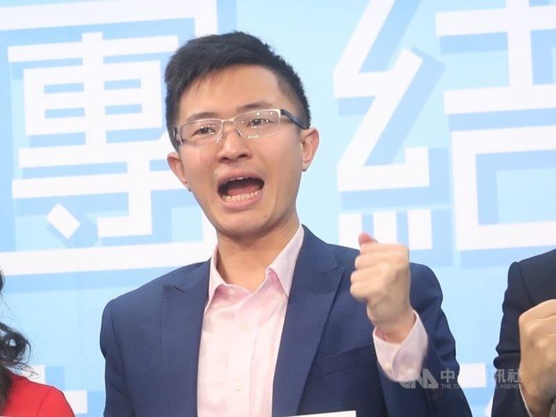 新黨台北市議員侯漢廷21日宣布將參選北市第1選區（士林、北投）立委。（中央社檔案照片）