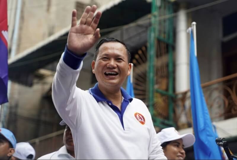 圖為柬埔寨新任總理洪馬內。（路透社）