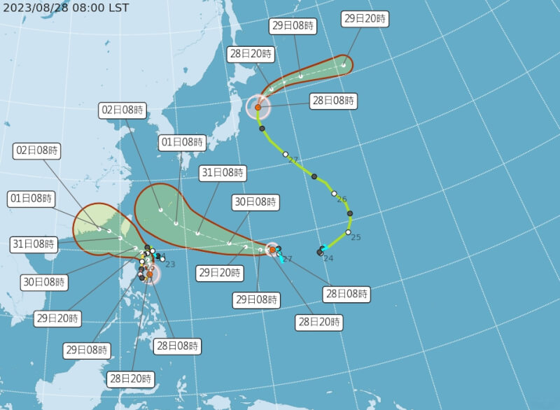 （圖取自中央氣象局網頁cwb.gov.tw）