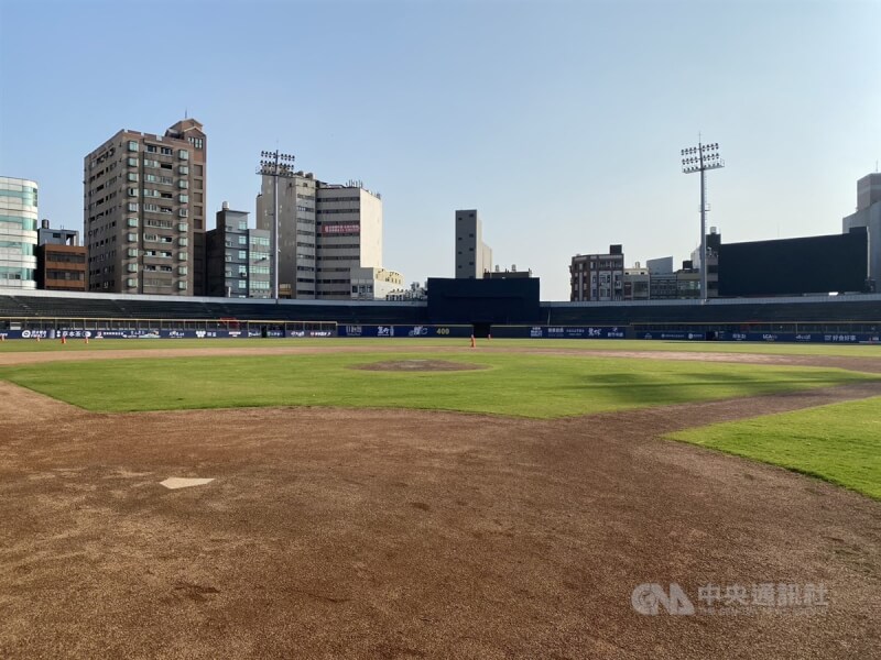 圖為新竹棒球場。（中央社檔案照片）