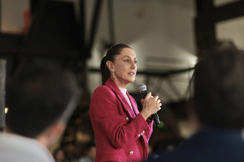 墨西哥執政黨6日提名墨西哥市前任女市長薛恩鮑姆為明年總統大選候選人。（圖取自facebook.com/ClaudiaSheinbaumPardo）