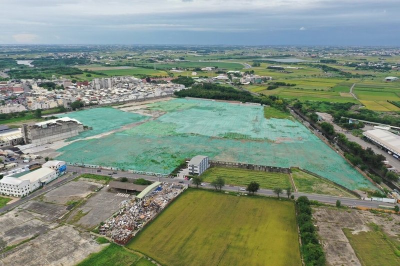 台灣金聯12日宣布，即日起標售雲林北港工業園區（原萬有紙廠）約4.5萬坪土地。（台灣金聯公司提供）中央社記者張璦傳真  112年9月12日