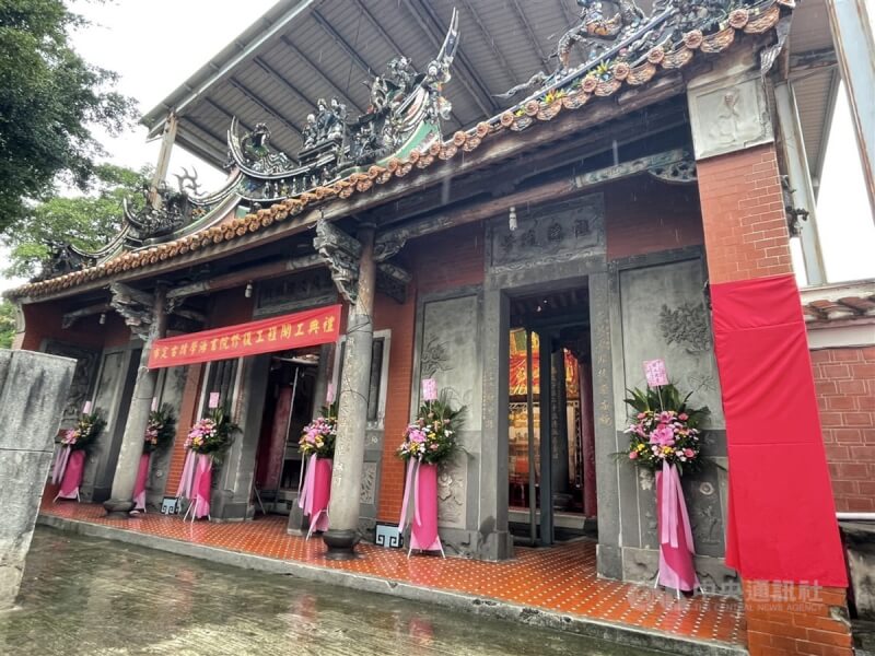 位於台北市萬華區「學海書院」為北市僅存的書院建築古蹟。(中央社檔案照片)