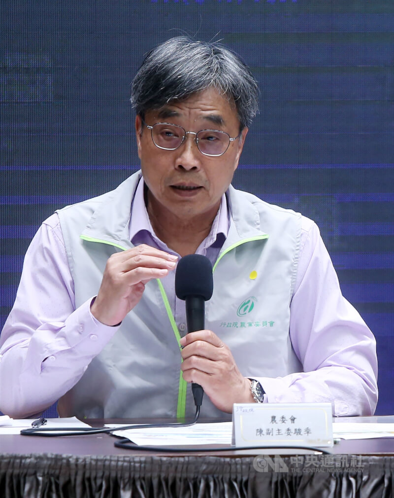 農業部政務次長陳駿季將代理農業部長一職。（中央社檔案照片）