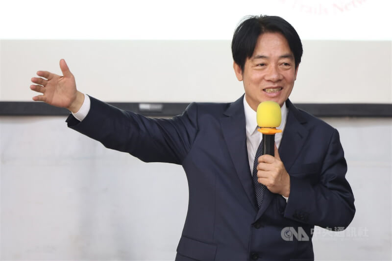 副總統賴清德(圖)20日上午在台北出席亞洲步道聯盟祕書處揭牌暨營運說明國際記者會,致詞時感謝台灣千里步道協會長年推動國際交流,並以公私協力模式推動手作步道、國家綠道建置等工作。中央社記者趙世勳攝 112年9月20日