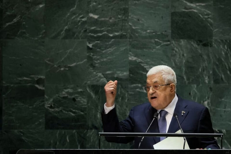 巴勒斯坦領袖阿巴斯。（路透社）